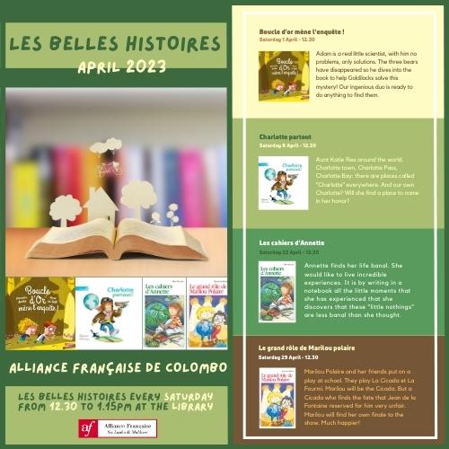 Les belles histoires – April – Alliance Française de Kotte