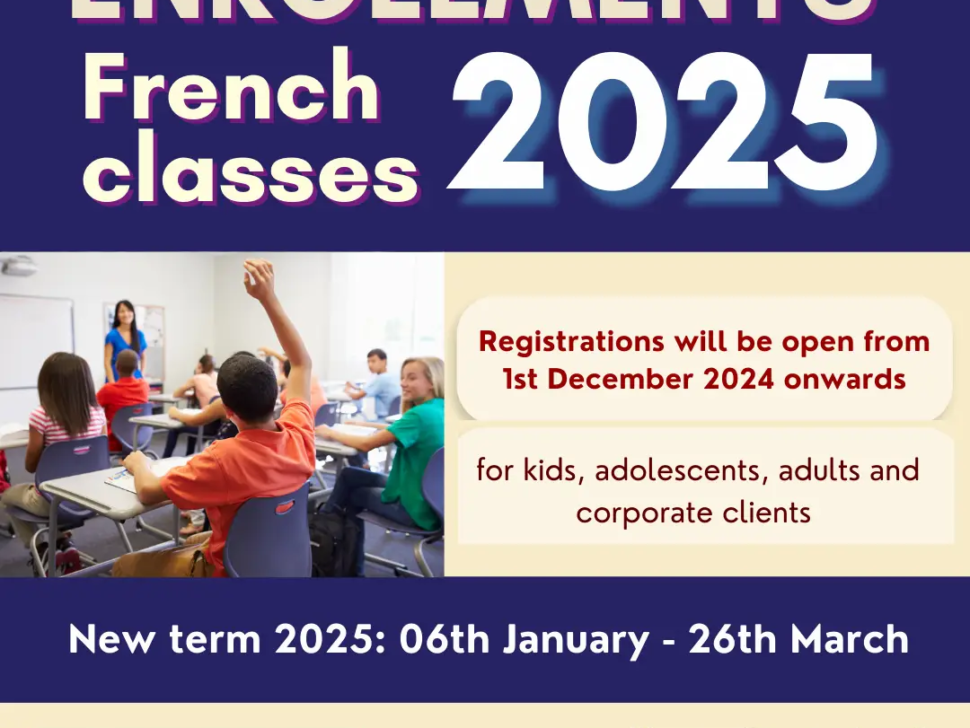 Enrollments for French Classes in 2025