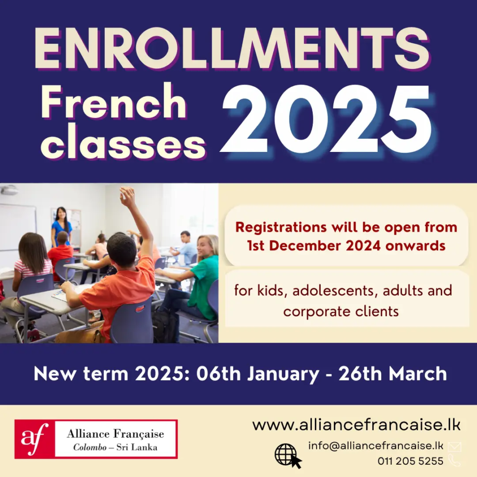 Enrollments for French Classes in 2025