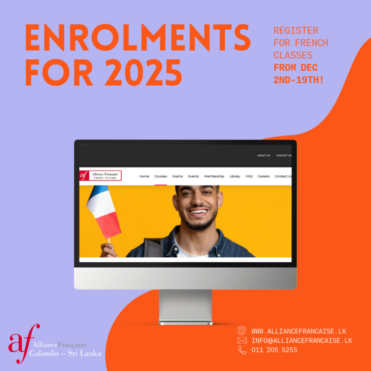 Enrollments for French Classes in 2025 - 2025