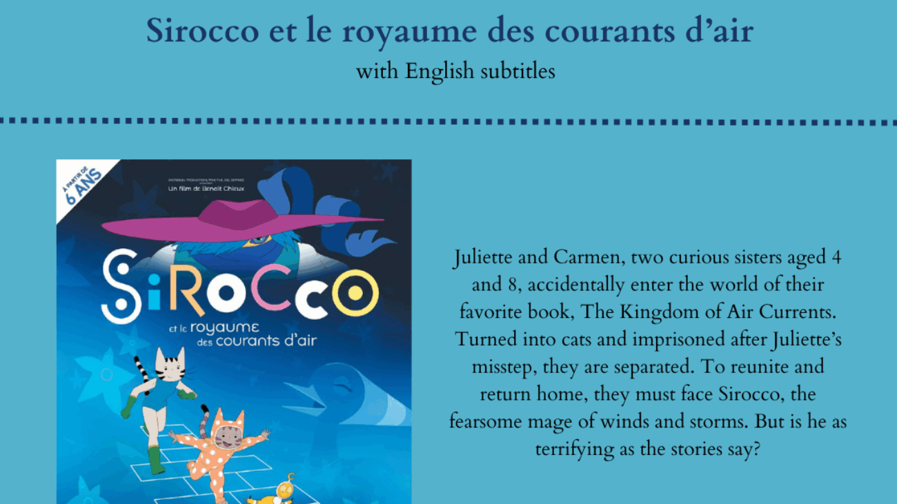 Bonjour cinema November  dec