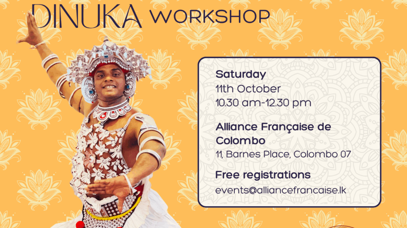 1) Kandyan Dance Workshop with Dinuka